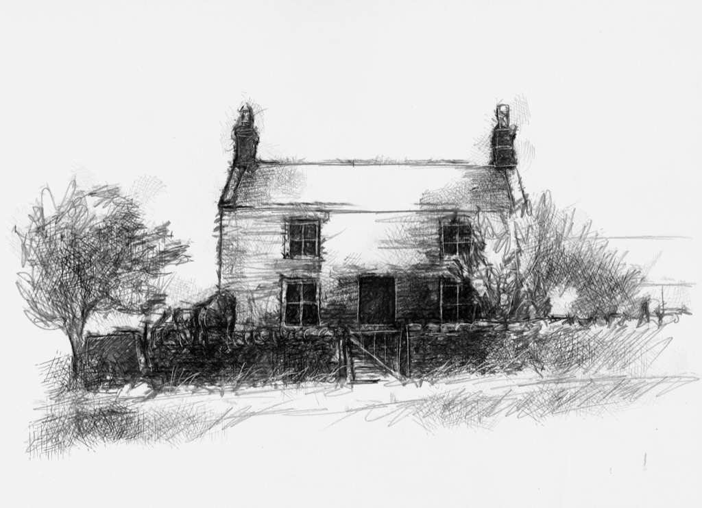 a house sketch