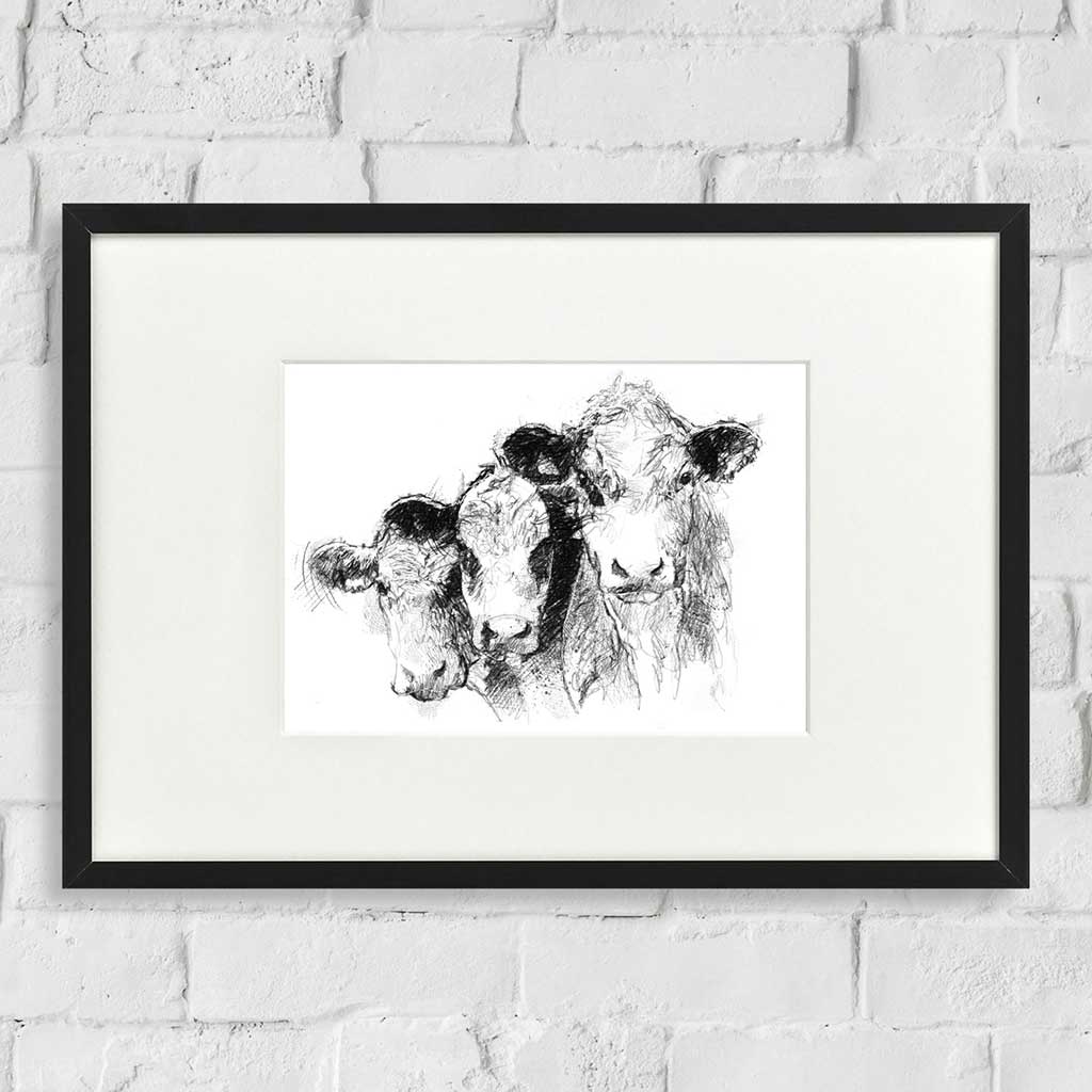 Three cows
