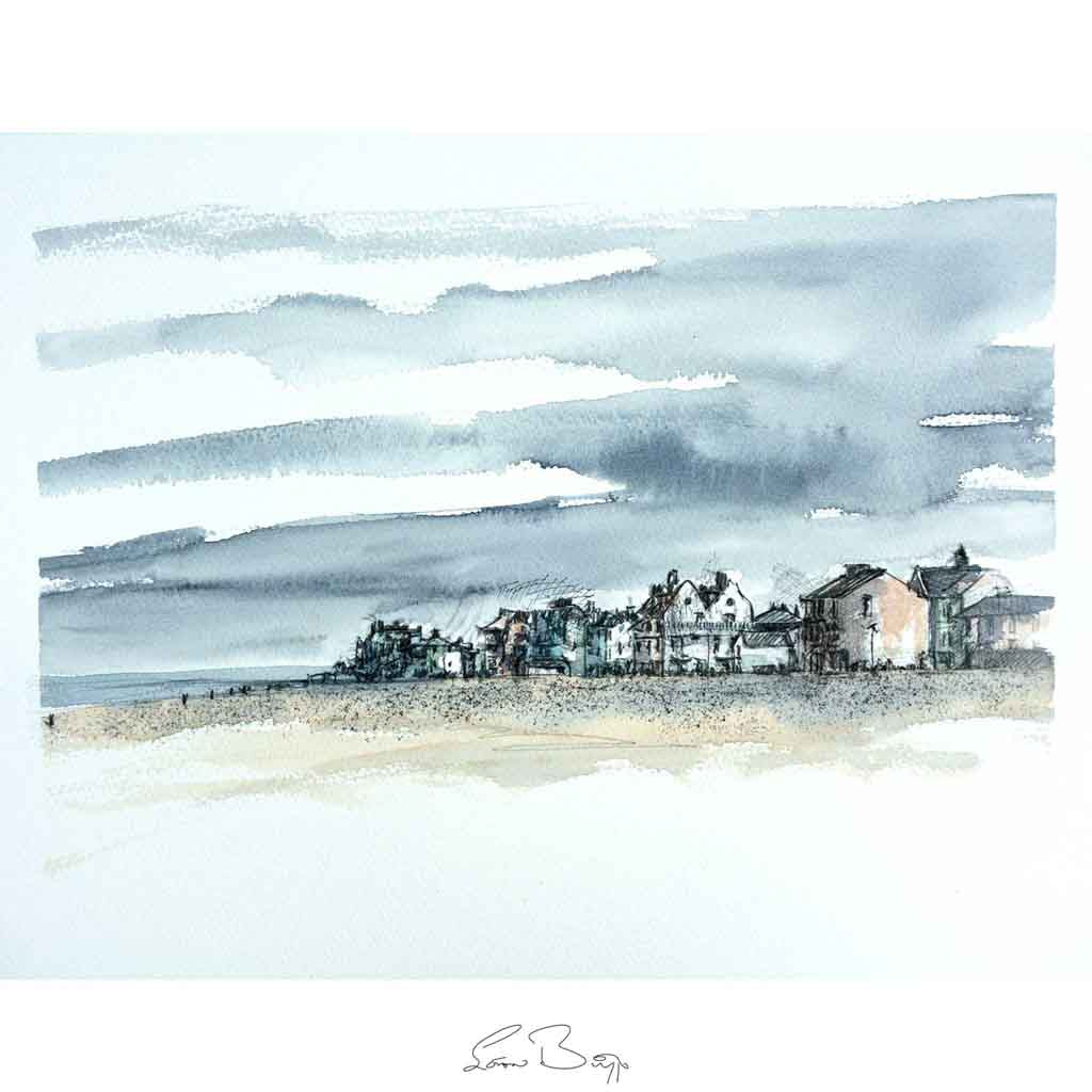 Aldeburgh watercolour sketch