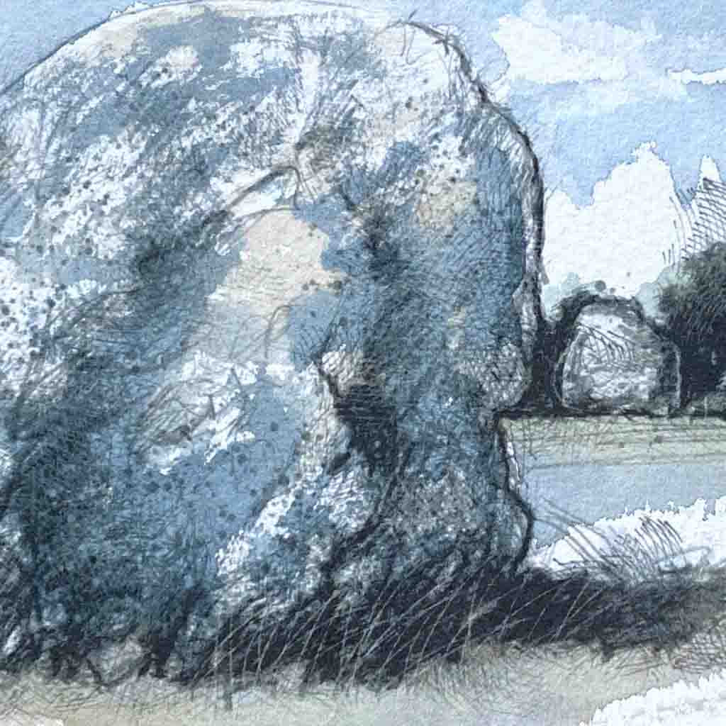 Avebury stone original sketch