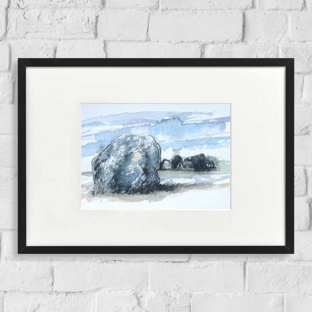 Avebury stone original sketch