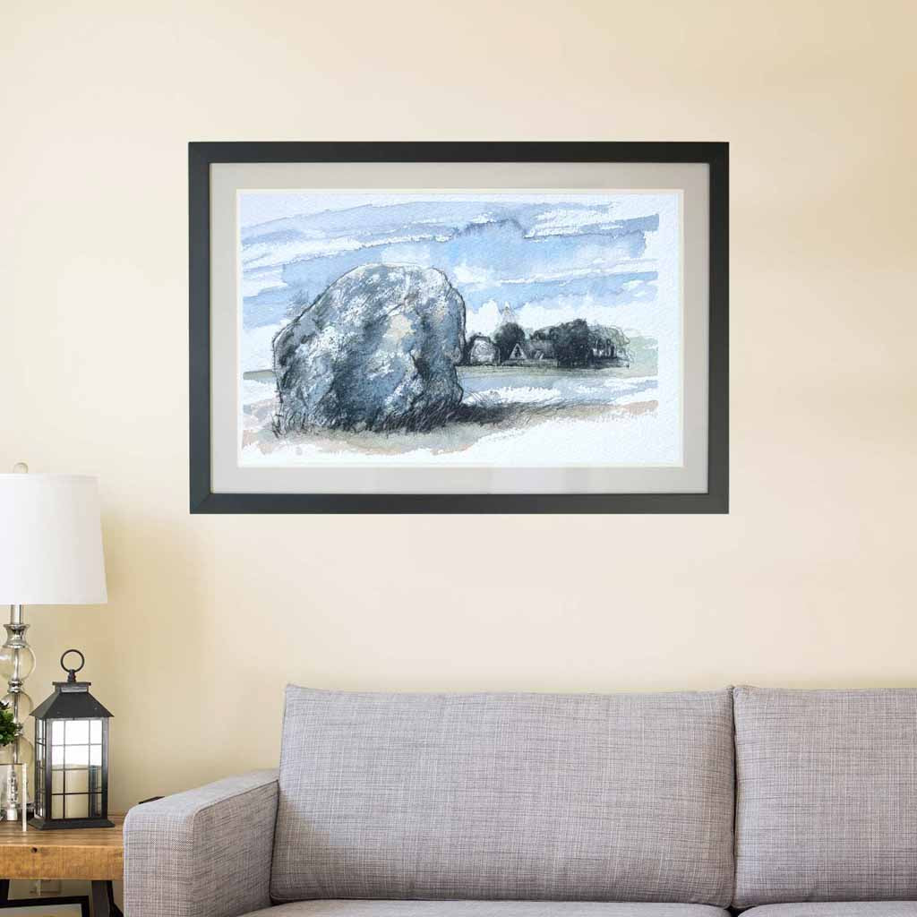 Avebury stone original sketch