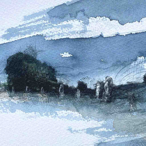 Avebury stones original sketch