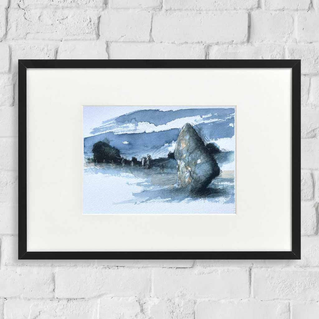 Avebury stones original sketch