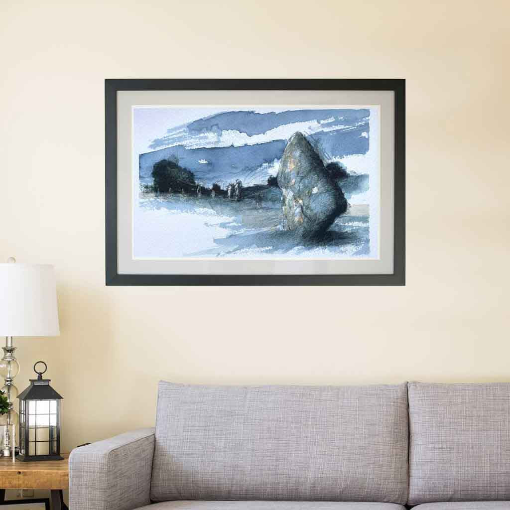 Avebury stones original sketch