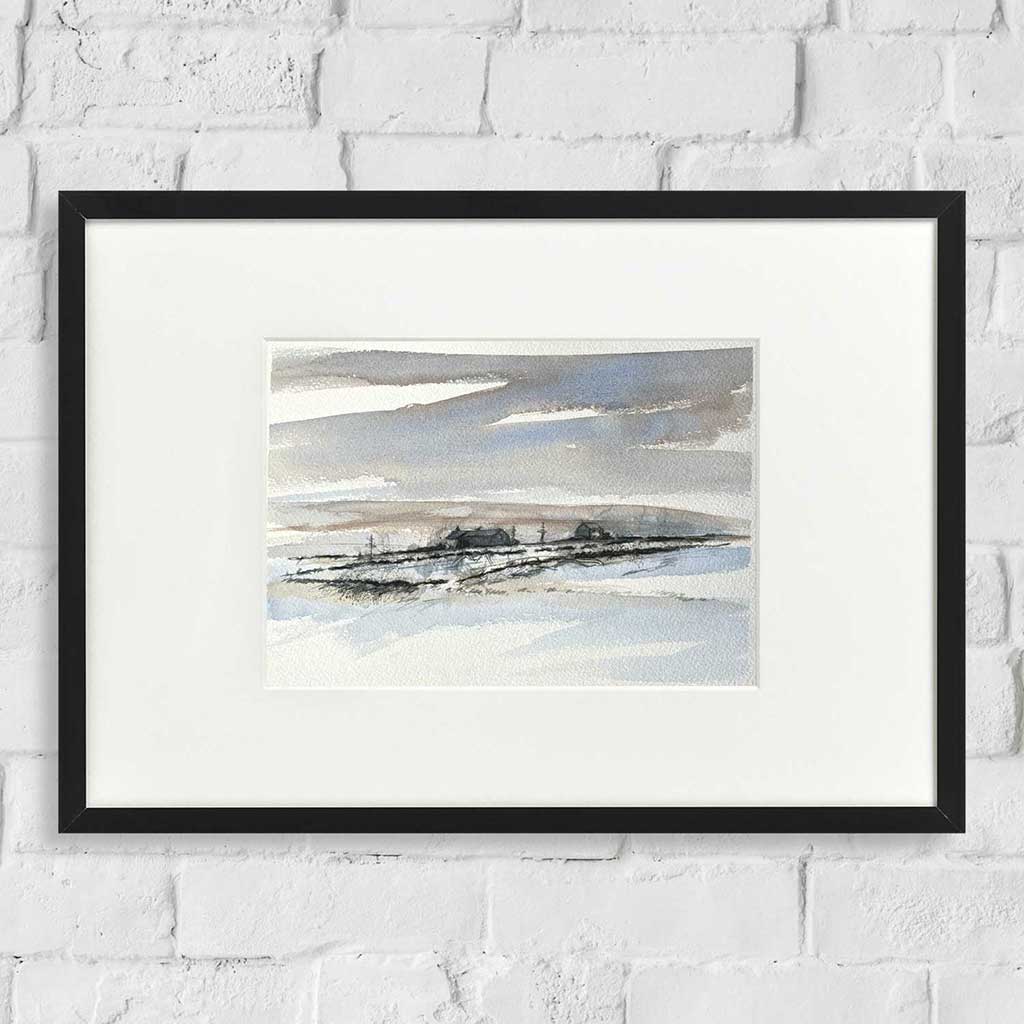 Blake Dean farms watercolour sketch