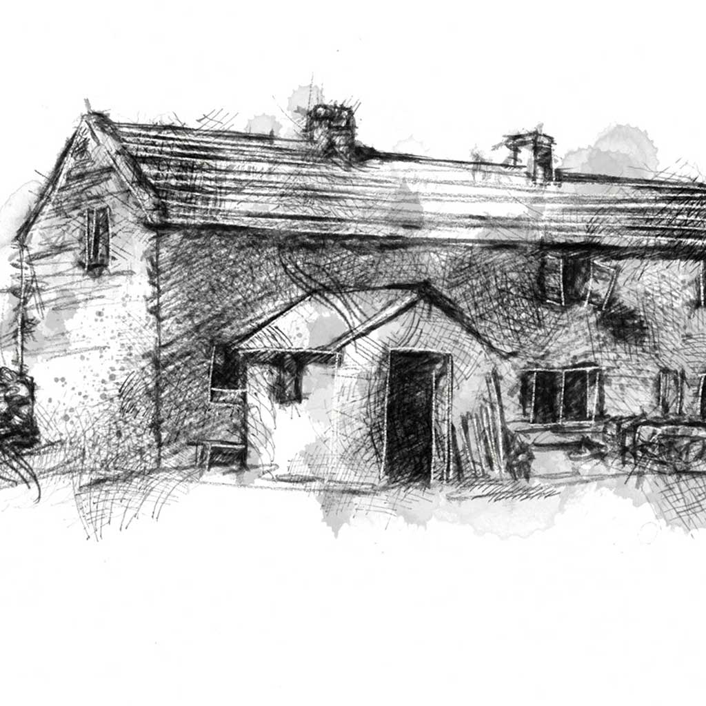Deserted farmhouse
