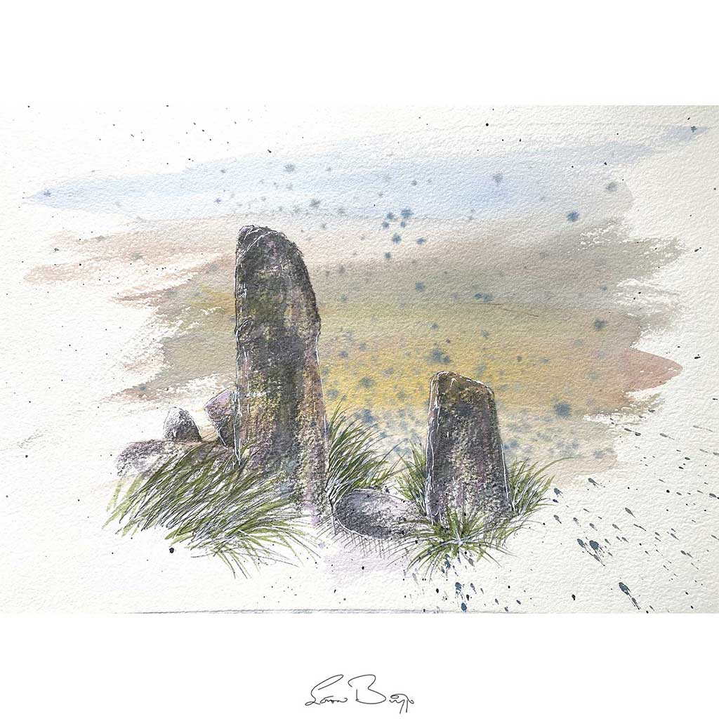 Old stone posts