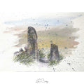 Old stone posts