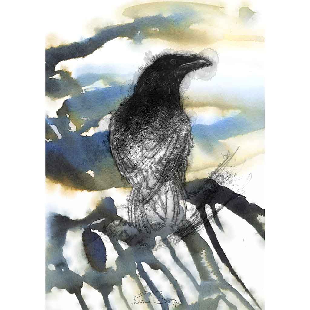 Ghost of a crow