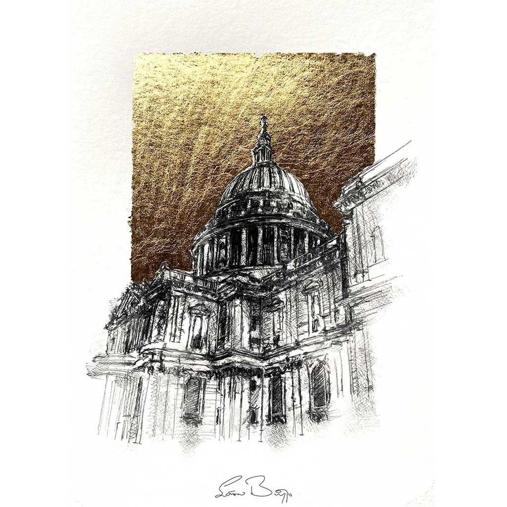 St Pauls gold leaf