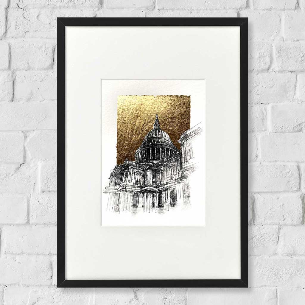St Pauls gold leaf