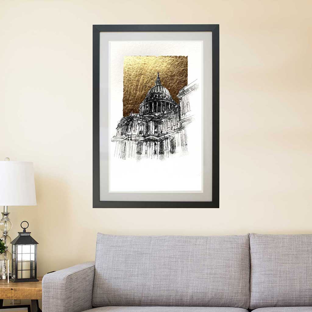 St Pauls gold leaf