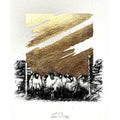 Sheep gateway gold leaf