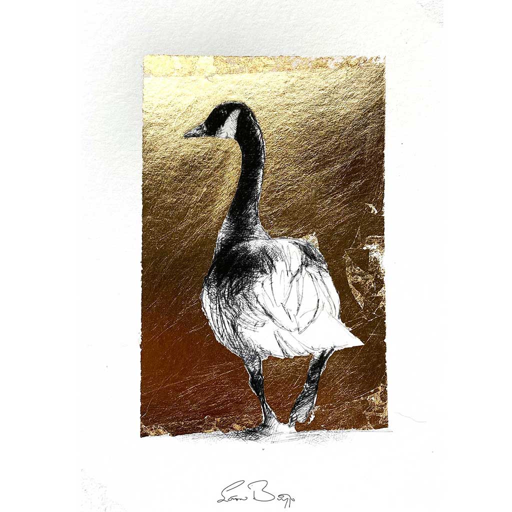 Canada goose gold leaf