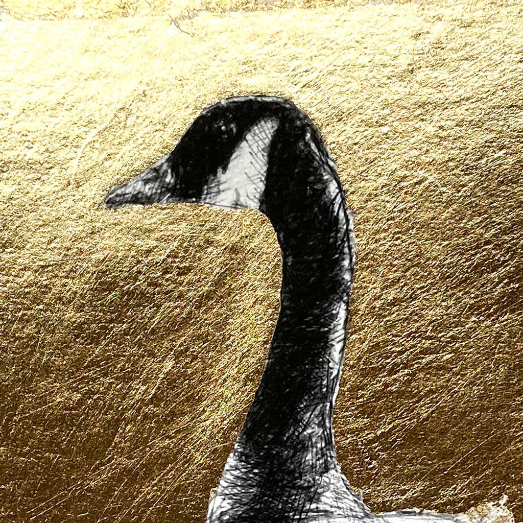 Canada goose gold leaf