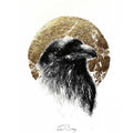 Raven gold leaf