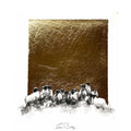 Sheep flock gold leaf