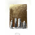 Calanais stones gold leaf