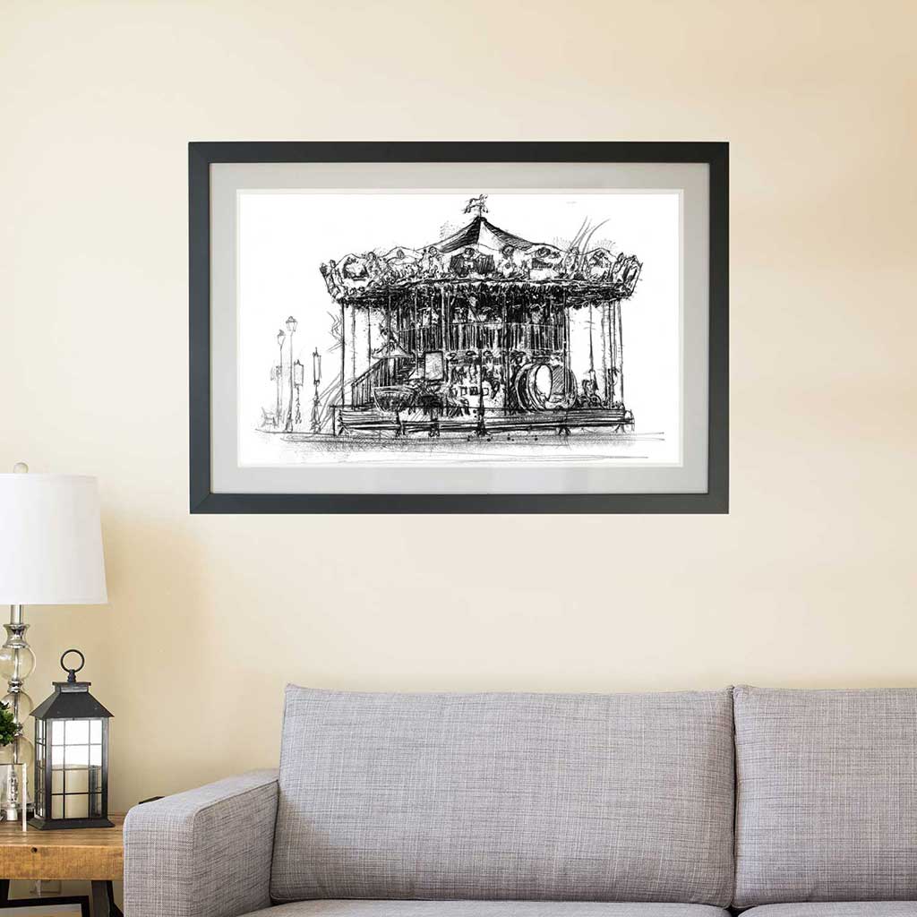 Honfleur carousel