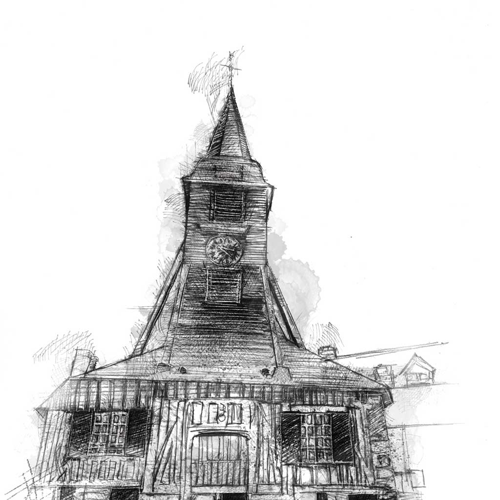 Honfleur clocktower