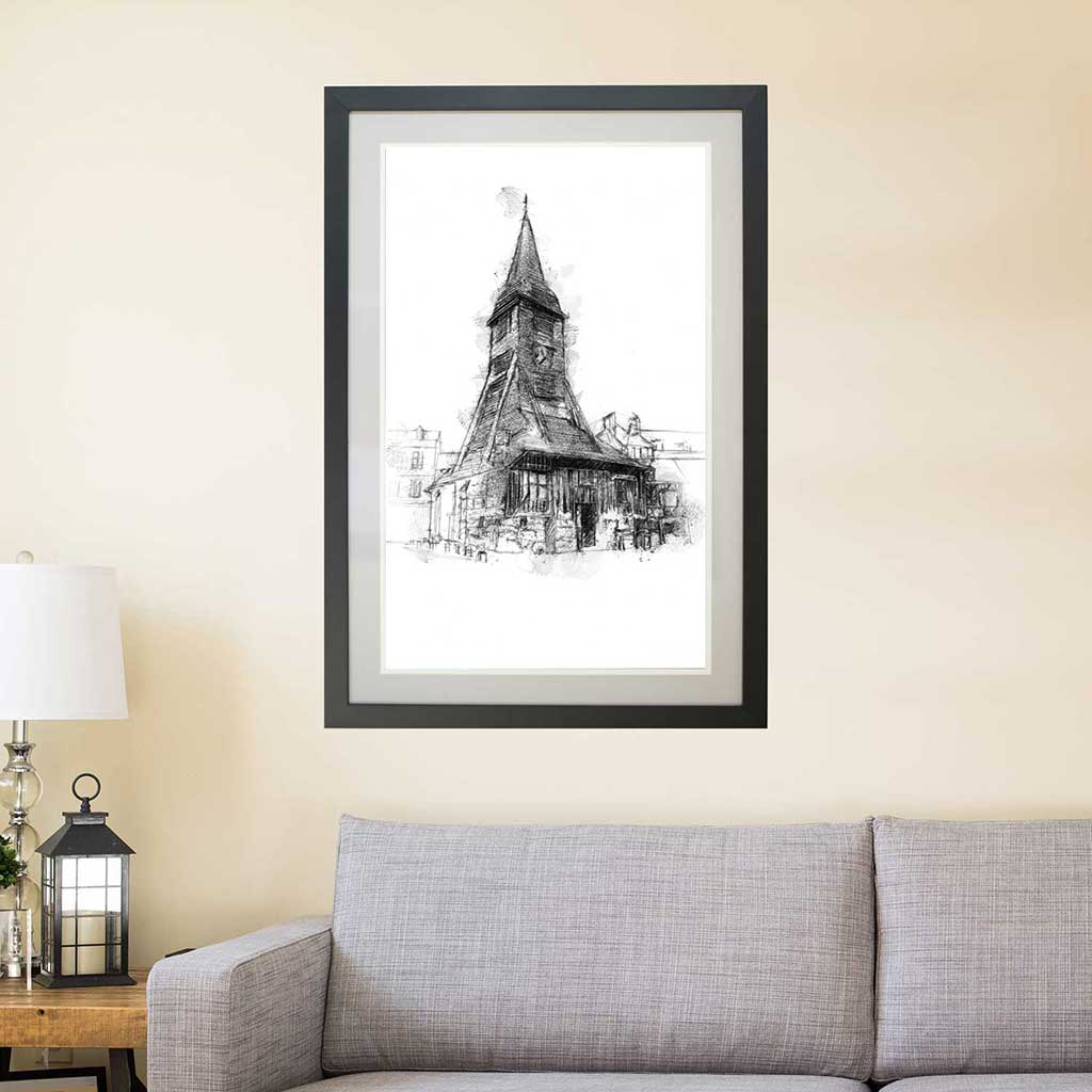 Honfleur clock tower
