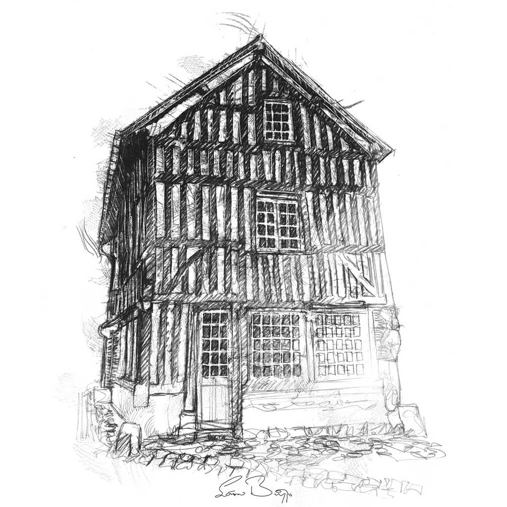Honfleur timber house