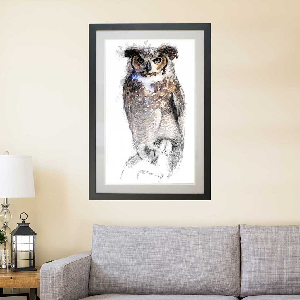 Horned owl