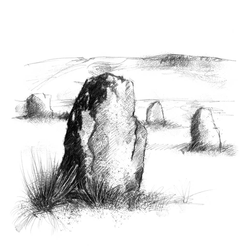 Standing stone