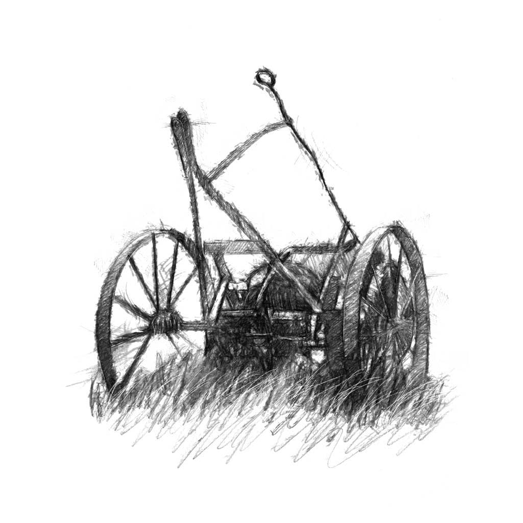 Old farm machine