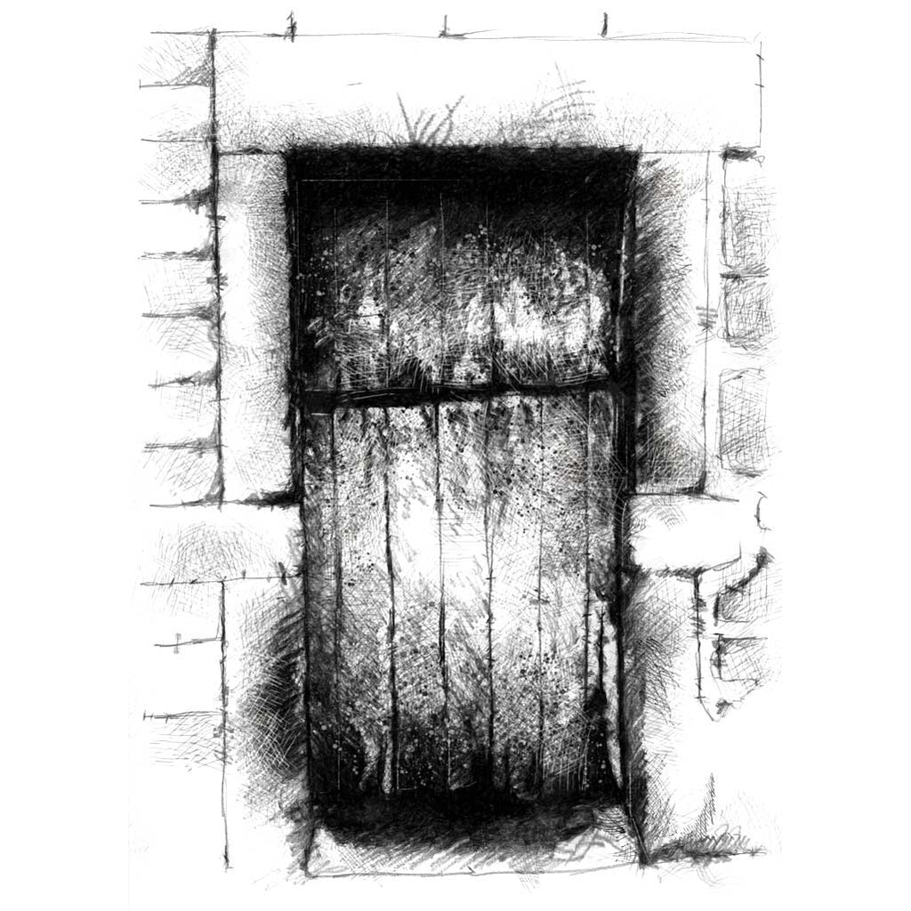 Old farm door