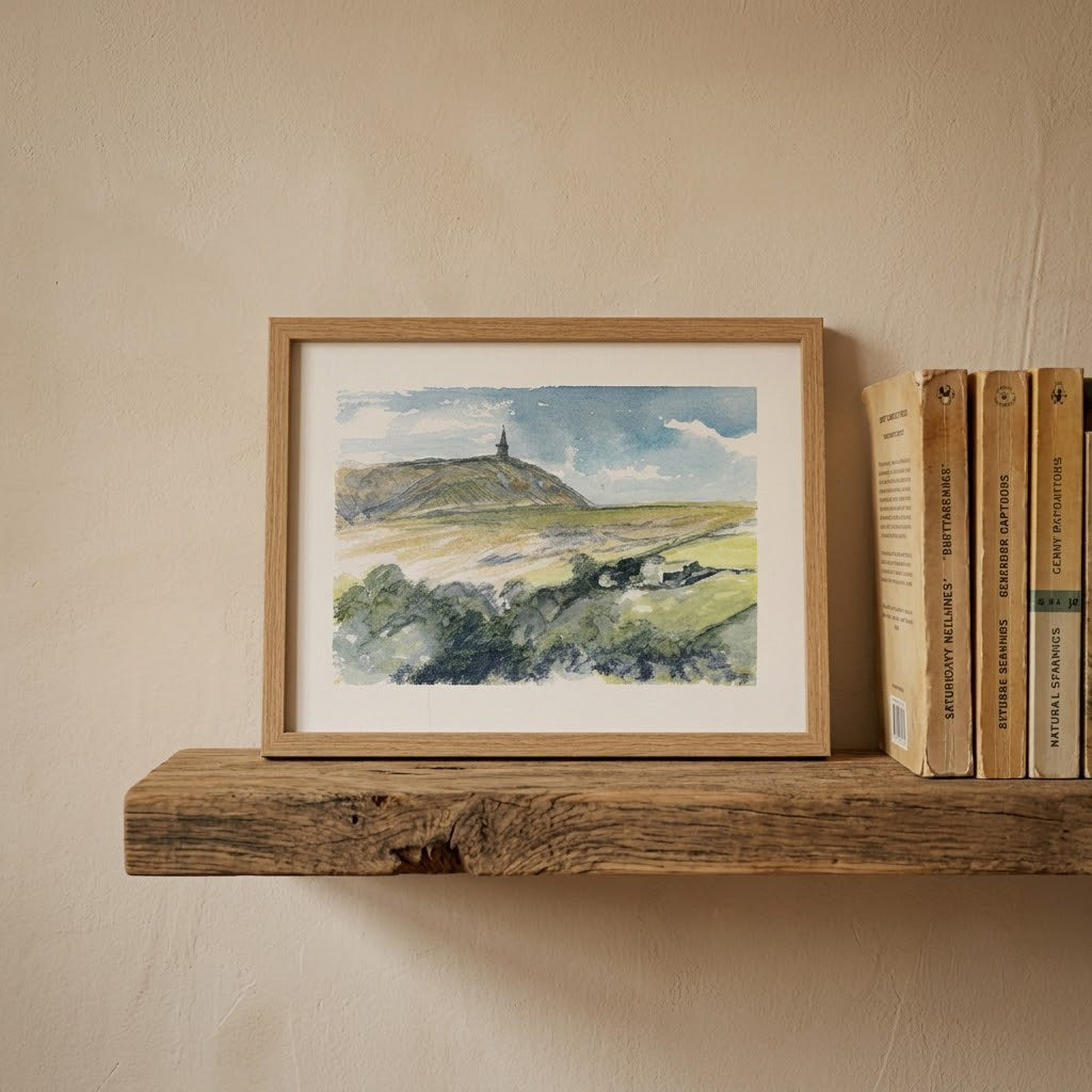 Stoodley pike Yorkshire - Colour Sketch | small one off