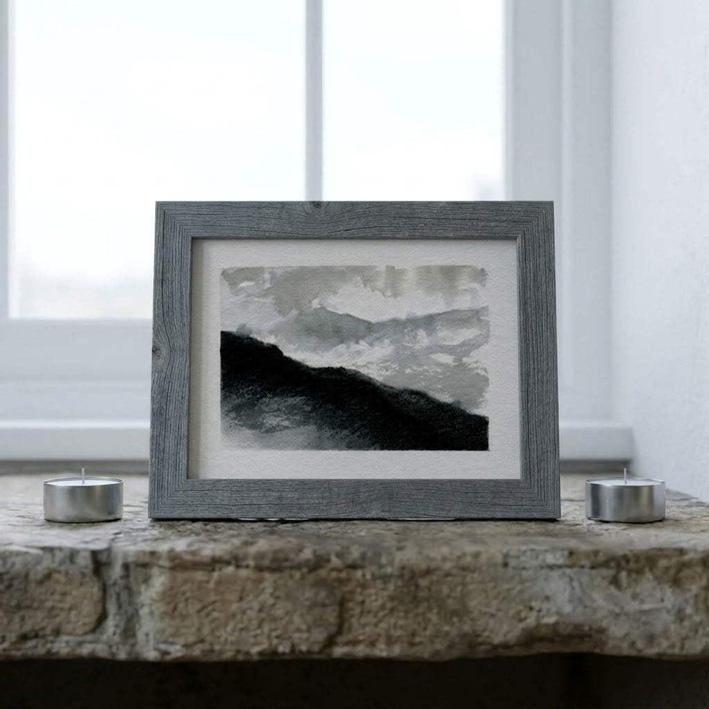 Cumbrian mountains - Colour Sketch | small one off