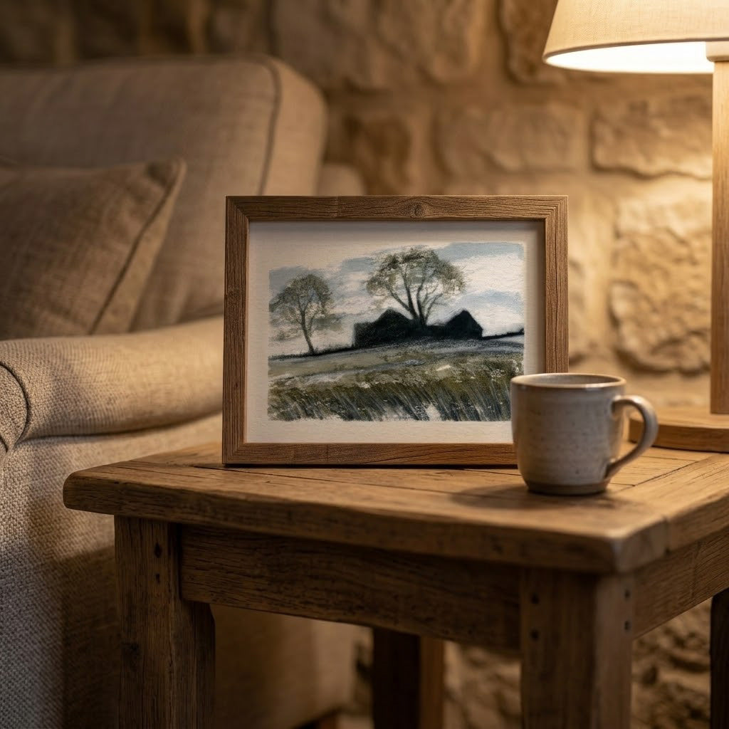 Farm ruin - Colour Sketch | small one off
