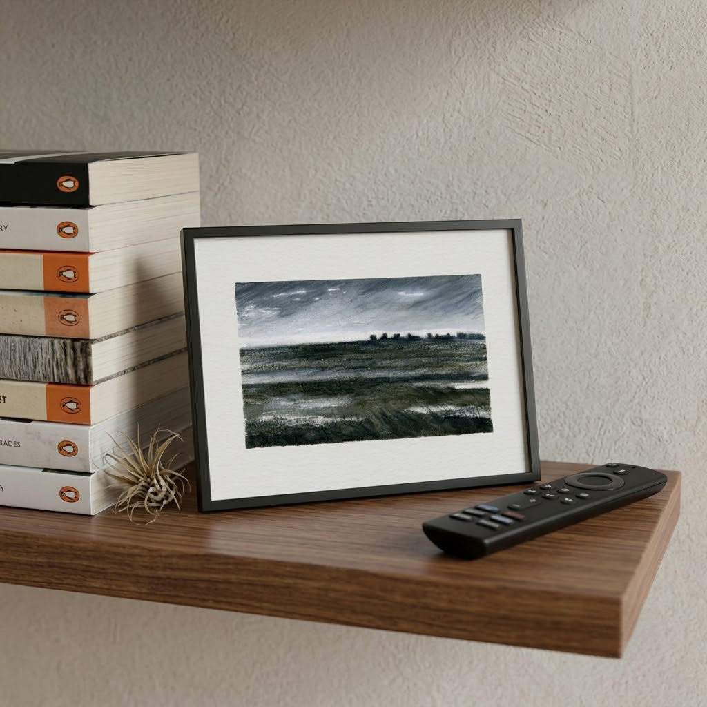 Moorland stones - Colour Sketch | small one off