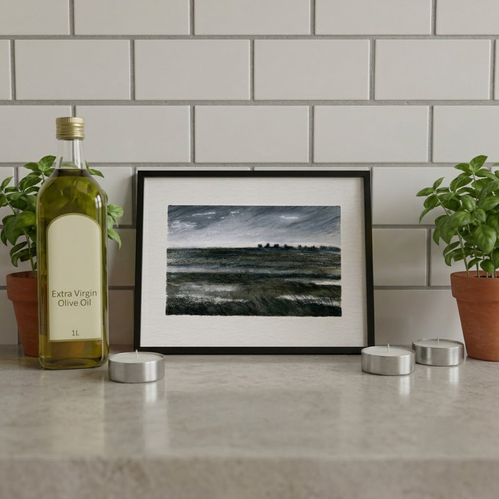 Moorland stones - Colour Sketch | small one off