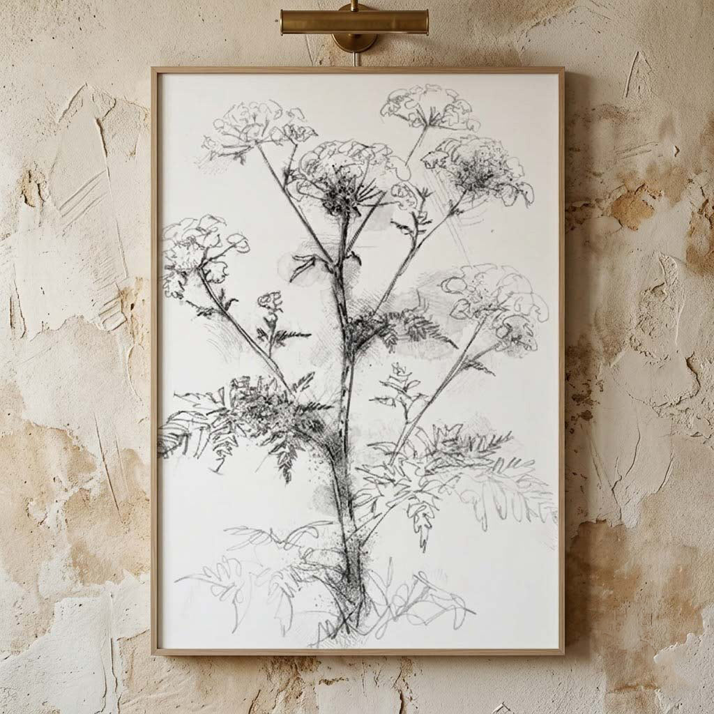 Hemlock - BW Sketch