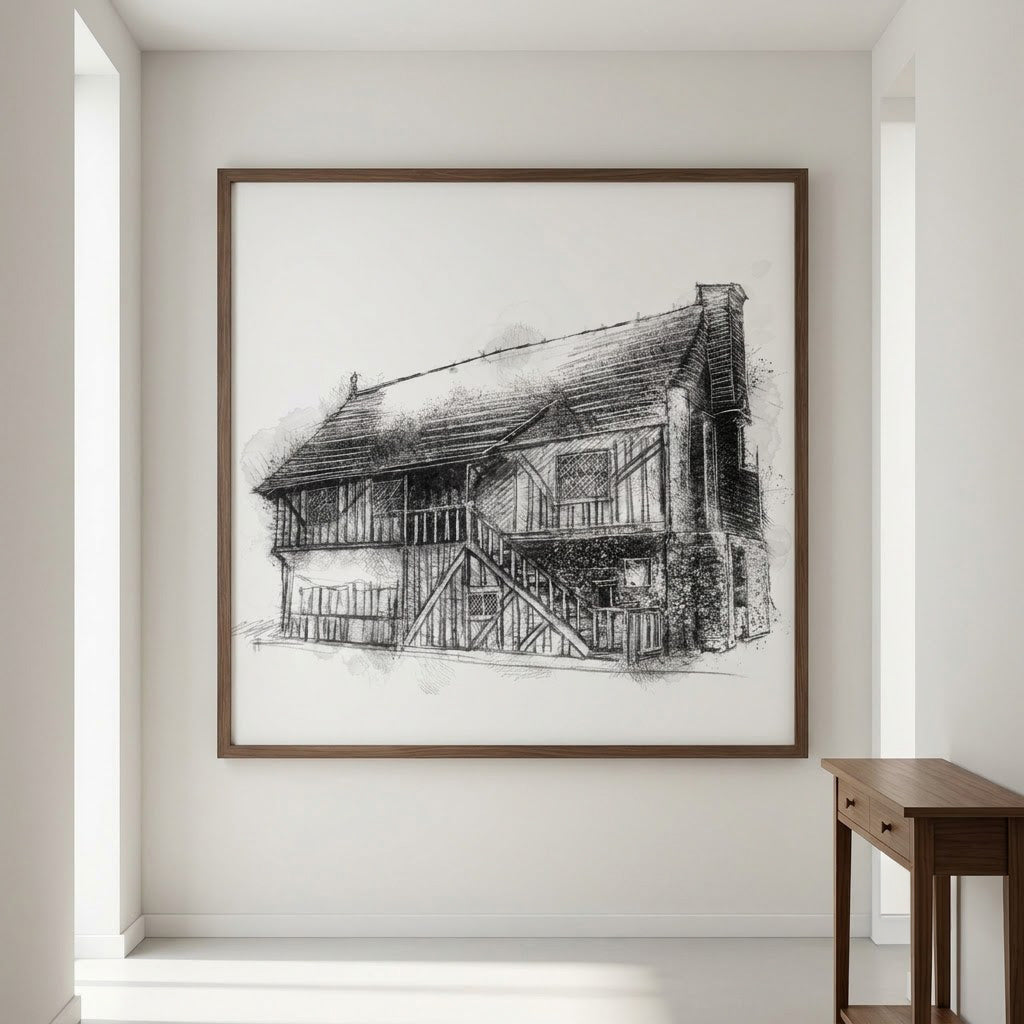 Moot hall - BW Sketch