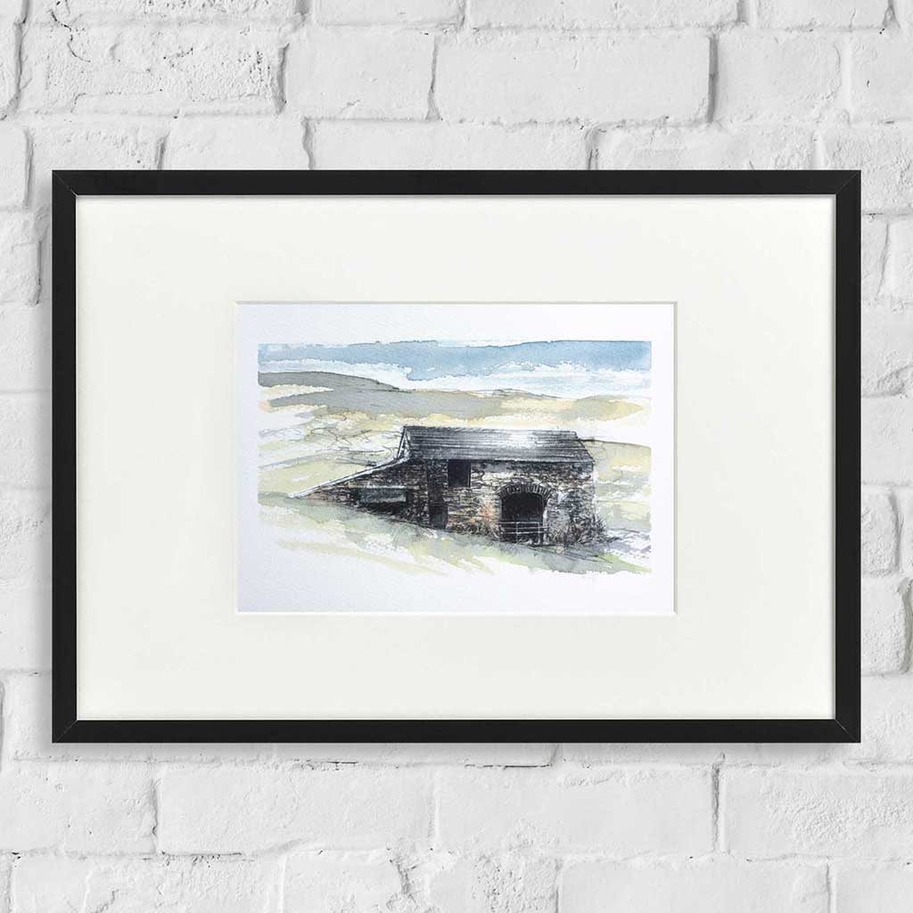 Malham barn sketch