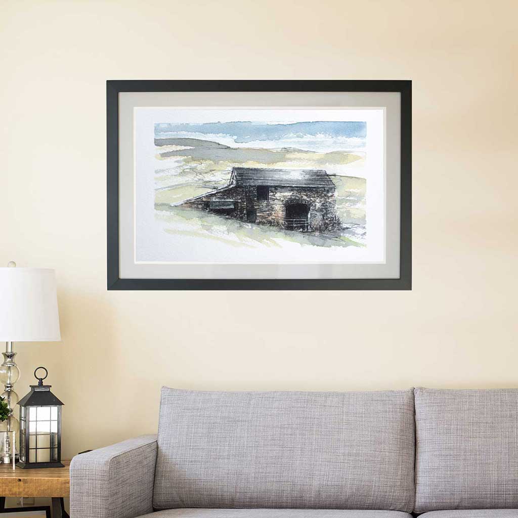 Malham barn sketch