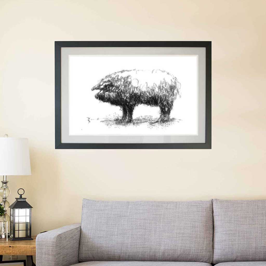Mangalitza pig