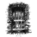 Nottingham old door