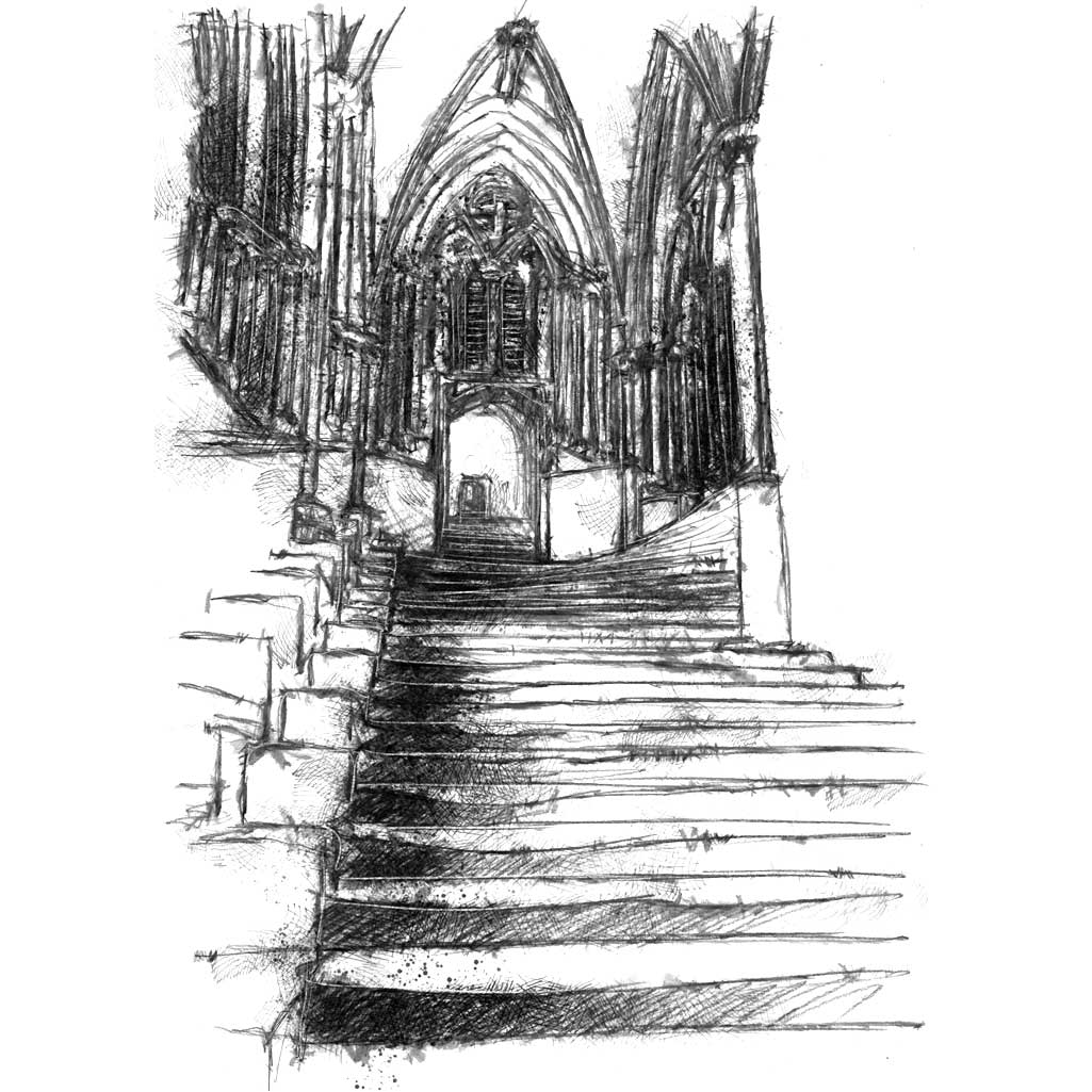 Wells cathedral steps