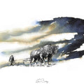 Ploughing skyline