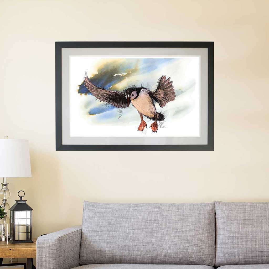 Puffin flight
