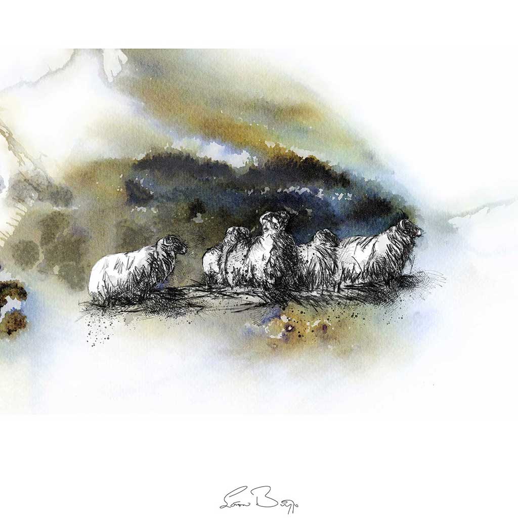 Moorland flock