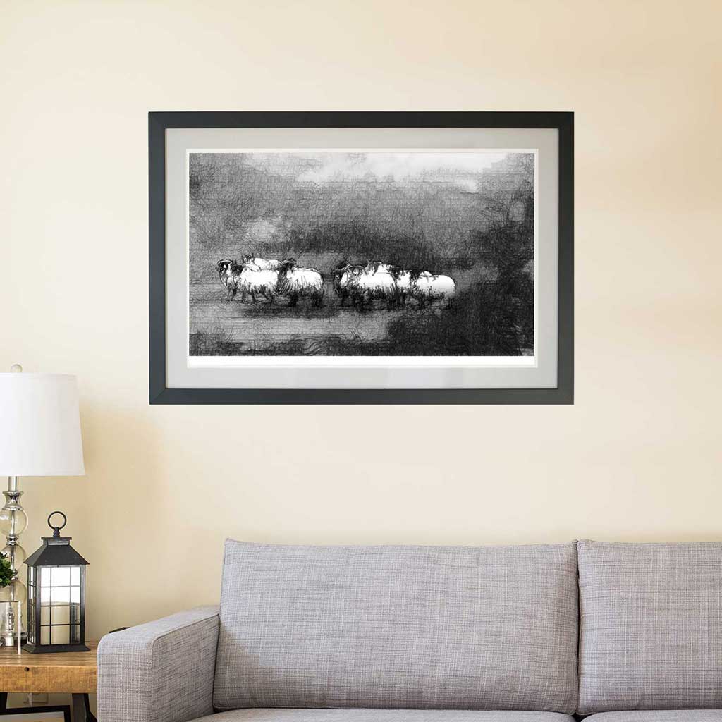 Moorland flock