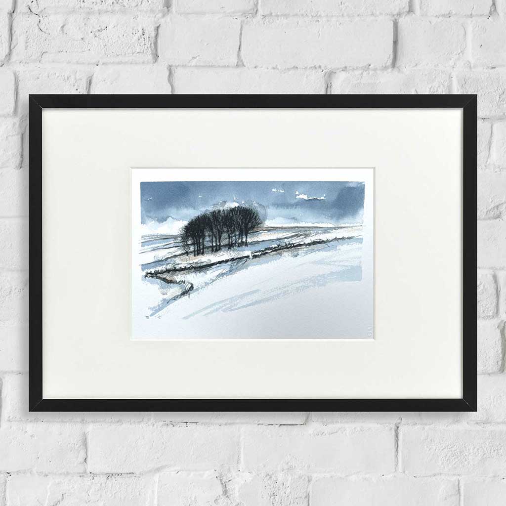Snowy copse original one-off