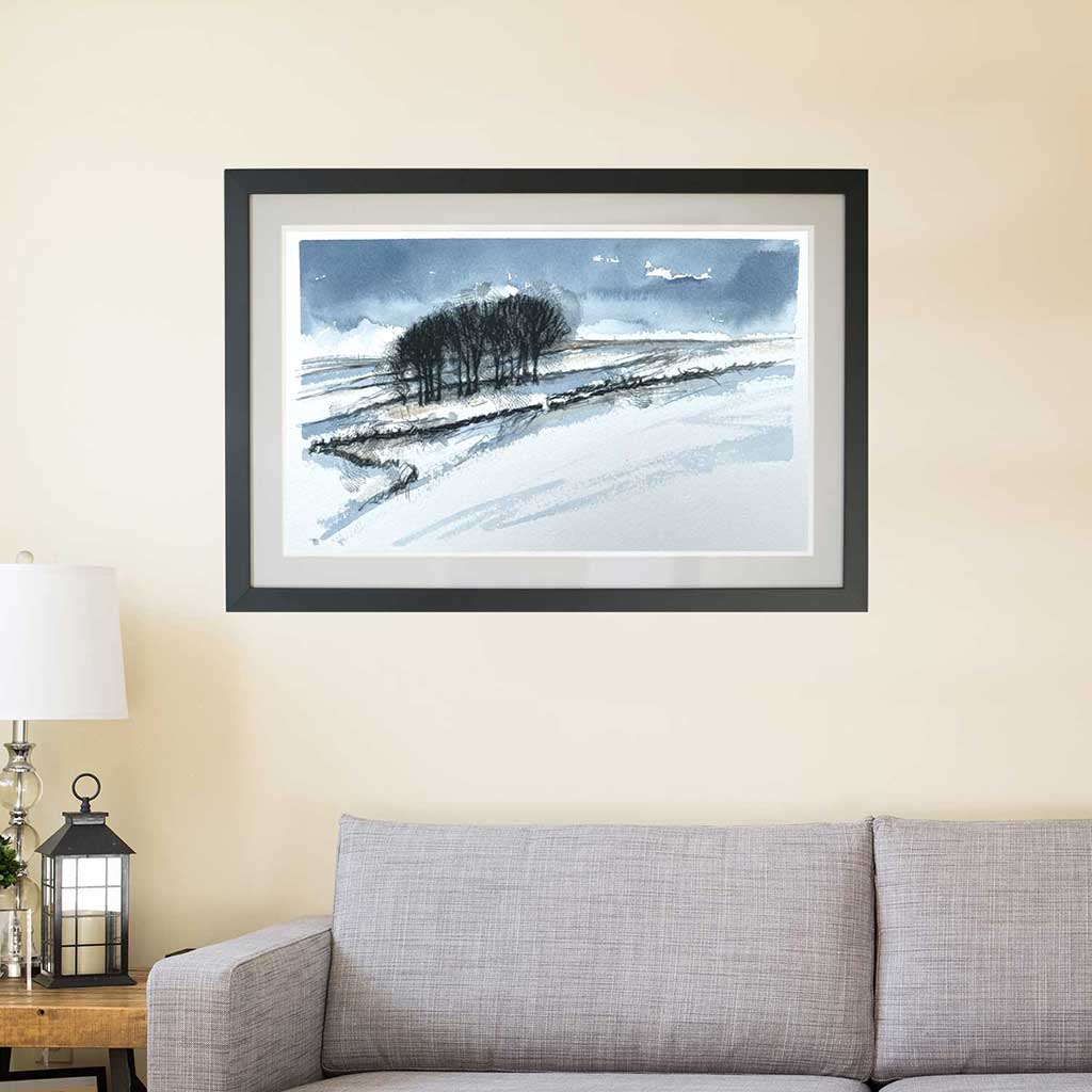 Snowy copse original one-off