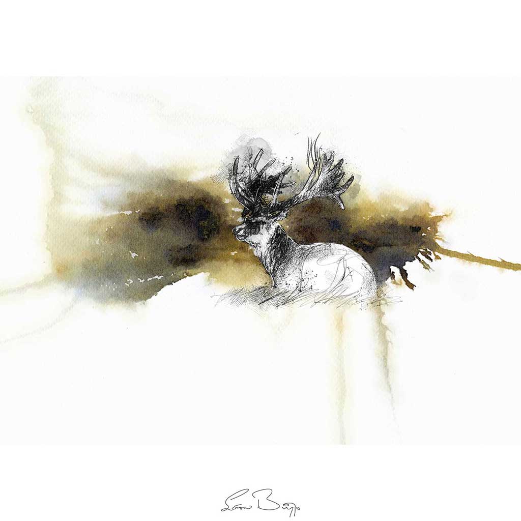 Moorland stag
